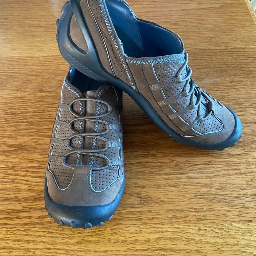 Privo Blue and Brown Shoes